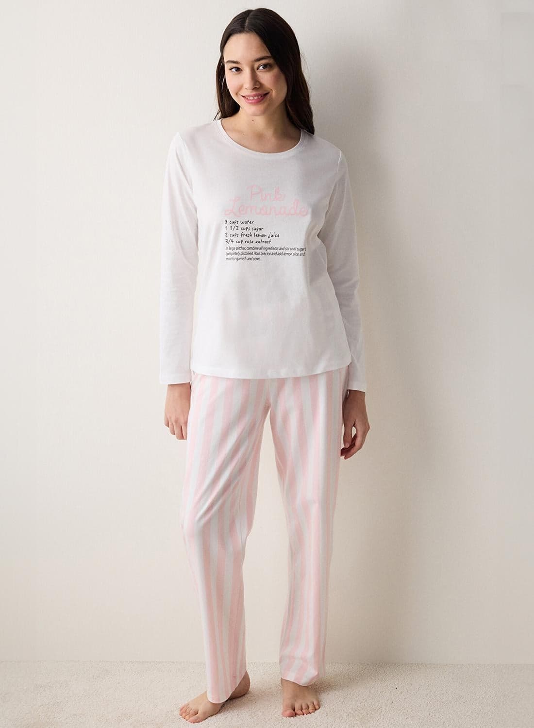 Penti Rose Pink Lemonade Pyjama Set