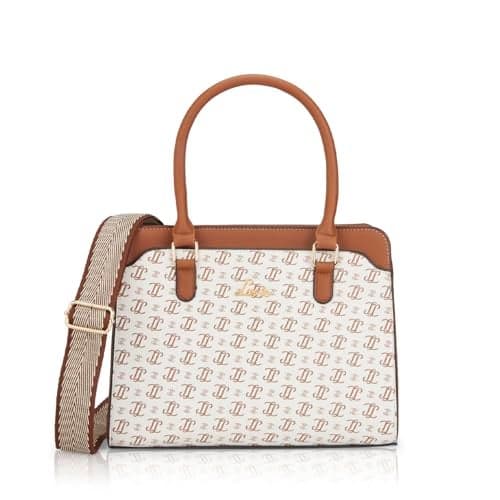 Lavie Women's Mono LL Nelly 3C Satchel Handbag for Women | Satchel Bag for Work | Ladies purse | Stylish Shoulder Bag | Gift For Women