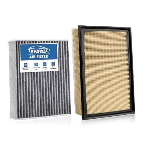 RVgolf Engine+Cabin Air Filters Kit Fit for 2010-2024 Toyota 4RUNNER 4.0L, 2010-2023 Lexus GX460 4.6L Engine Air Filter Set Automotive Accessories Replacement CF10285 1780138051