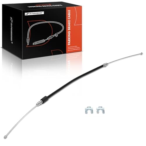A-Premium Front Side Parking Brake Cable Assembly Compatible with Ford Models: F-250/F-350/F-450/F-550 Super Duty 1999-2004, Excursion 2000-2005