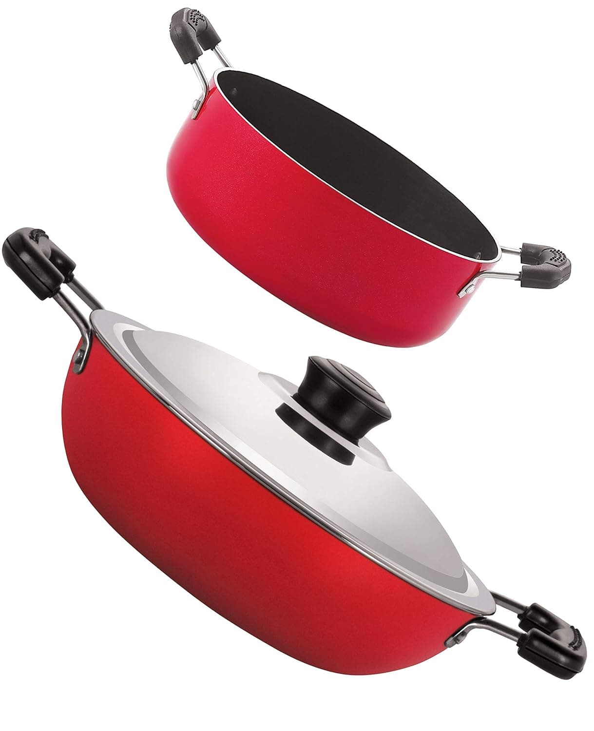 Nirlon Non-Stick Aluminium Gas Compatible Kitchenware Item Set, 2 Piece Set
