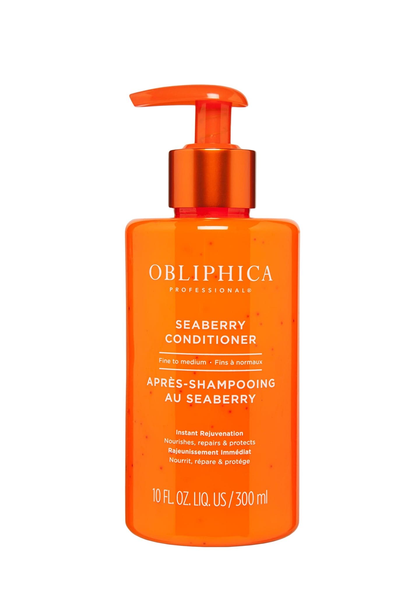 Obliphica Seaberry Conditioner for Fine Medium Hair Frizz Free Nourished and Damaged Repaired Hair Hair Mask Treatment for Dry Hair and Growth 10 Ounce
