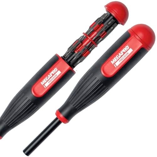 MEGAPRO 24in1 Precision MultiBit Screwdriver Small Screw Application Microfasteners Eyeglass jewelry Repair Small Electronics Maintenance Precision Tamperproof Bits