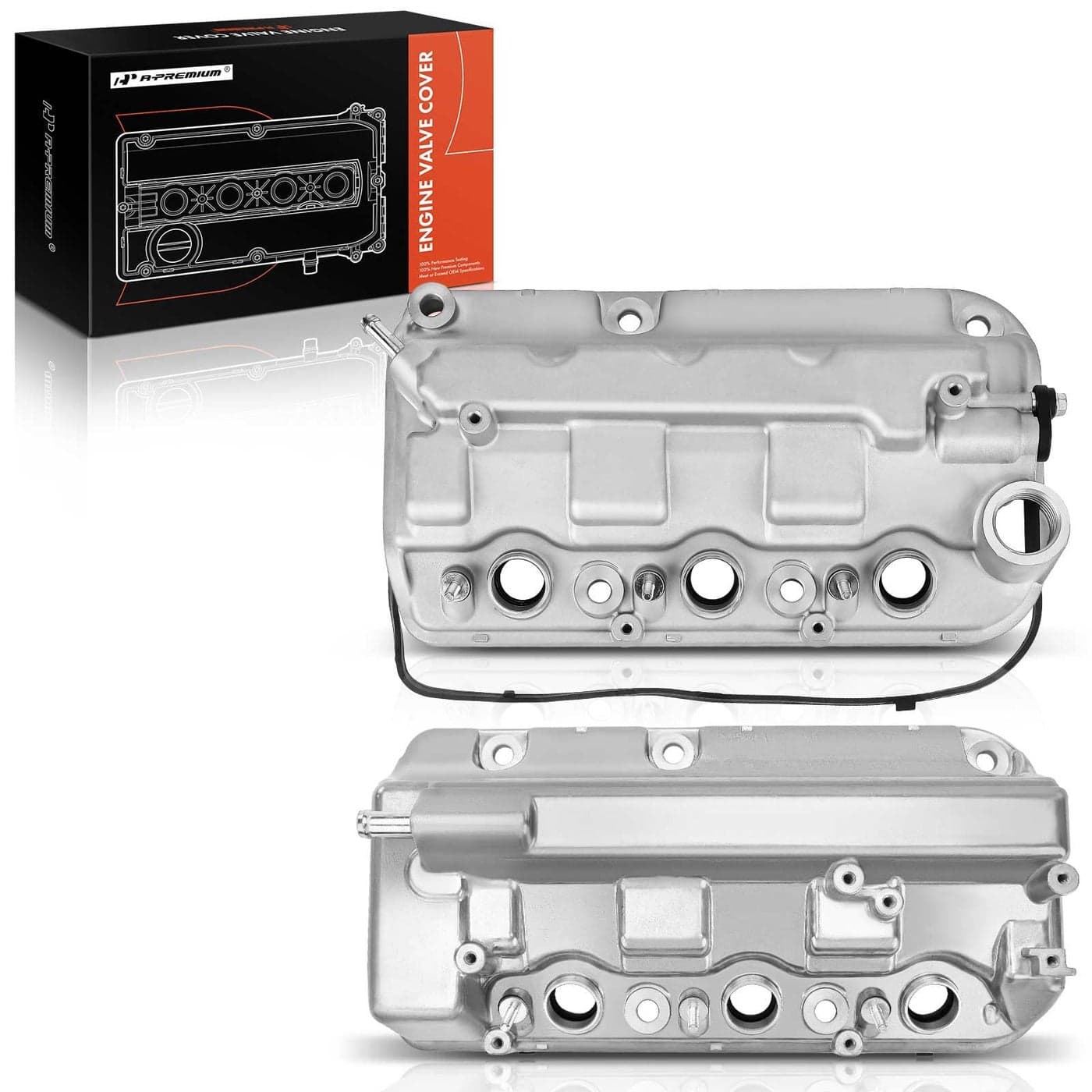 APremium Front Rear Engine Valve Cover Compatible with Honda Accord 20082012 Accord Crosstour 20102011 Pilot 20122015 Odyssey 20082010 Ridgeline 20092014 Crosstour Acura RDX 20132015 TL