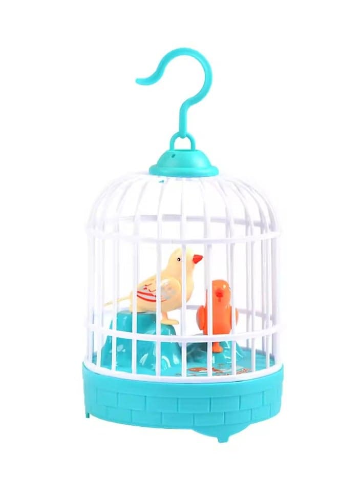 Voice-Activated Induction Birds Birdcage Toy, Parrot Toys Gifts for Baby Toddler Kids Children