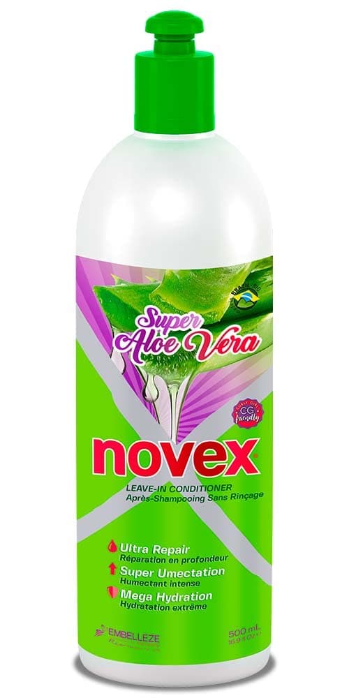 Novex Super Aloe Vera Leave In Conditioner 176 Oz Bottle