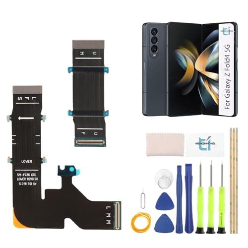HBIHGHHONG for Samsung Galaxy Z Fold4 5G Motherboard Connector Ribbon Flex Cable Replacement for Samsung Z Fold4 5G F936BF936UF936WF9360F936N LCD Spin Axis Mainboard Flex Cable Repair Parts