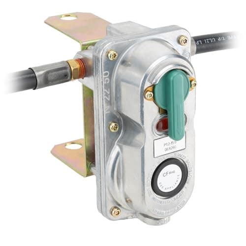 RecPro RV Propane Gas Regulator 2-Stage Auto Changeover | 11.5" Pigtail Hose Connector | 250 PSI | 287,500 BTU | Mounting Bracket & Cover | For RVs, Vans & Trailers