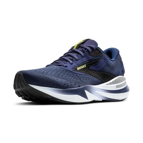 Brooks Men’s Adrenaline GTS 24 Supportive Running Shoe - Peacoat/Black/Sharp Green - 9.5 Wide