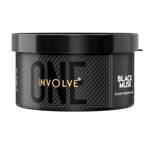Involve One Black Musk Car Perfume -IONE13-45g | Strong Fiber Car Air Freshener | Long Lasting Musk Fragrance | Car Perfumes Luxury | Car Fresheners Long Lasting | Car Accessories 2025