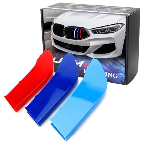 iJDMTOY Exact FitM-Color Grille Insert Decoration Trims Compatible with BMW 2019-up G15 8 Series 840i 850i M850i w/ 7-Beam Kidney Grills