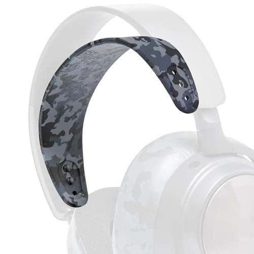 WC HeadbandZ Arctis Nova - Upgraded Silicone Headband for Arctis Nova Headsets by Wicked Cushions - Enhanced Flexibility, Comfort, and Style with Matching Earpad Designs| Black Camo