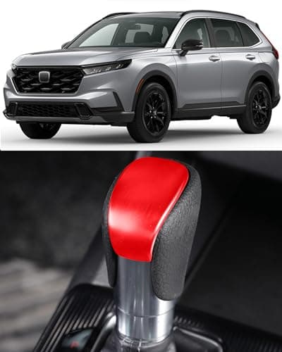 for 20222026 Honda Civic Gear Shift Knob Cover for CRV 2024 2024 2025 2026 Interior Protector Trim Cap Sticker for Accord 20182025 Automatic Transmission CVT Boots Change Lever Decal for CR V Red