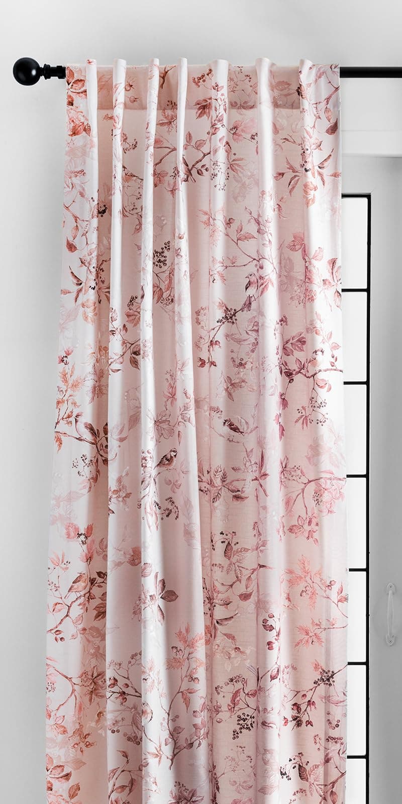 Maison dHermine Curtains for Living Room 100 Cotton 84 inch Length One Panel Light Filtering Curtains for Bedroom Windows with Rod and Loop Pockets Drapes Equinoxe Beige 50 W x 84 L