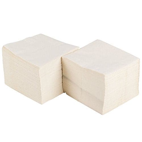 Perfectware 2 Ply White-250 White Beverage Napkin Package of 250 - 2-Ply , 9*9 (Pack of 250)