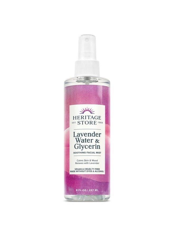 Products Lavender Water and Glycerin Moisturiser, 8 Fl Oz (Pack of 1)