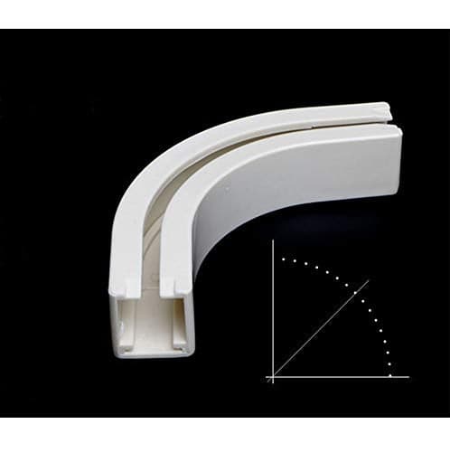 TOM TOOL Corner Bend1 pcs Aluminum Curtain Track Special Accessories for Small Square Rail