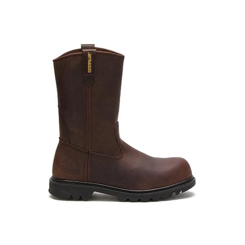 Cat Footwear mens Revolver Pull-on Steel Toe Construction Boot, Brown, 11.5 Wide US