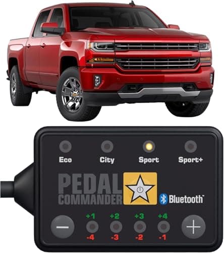 PEDAL COMMANDER for Chevrolet Silverado 20072018 15002500HD3500HD Throttle Response Controller AntiTheft Wireless App Control 36 Settings 4 Modes PlugandPlay Truck Performance Upgrade