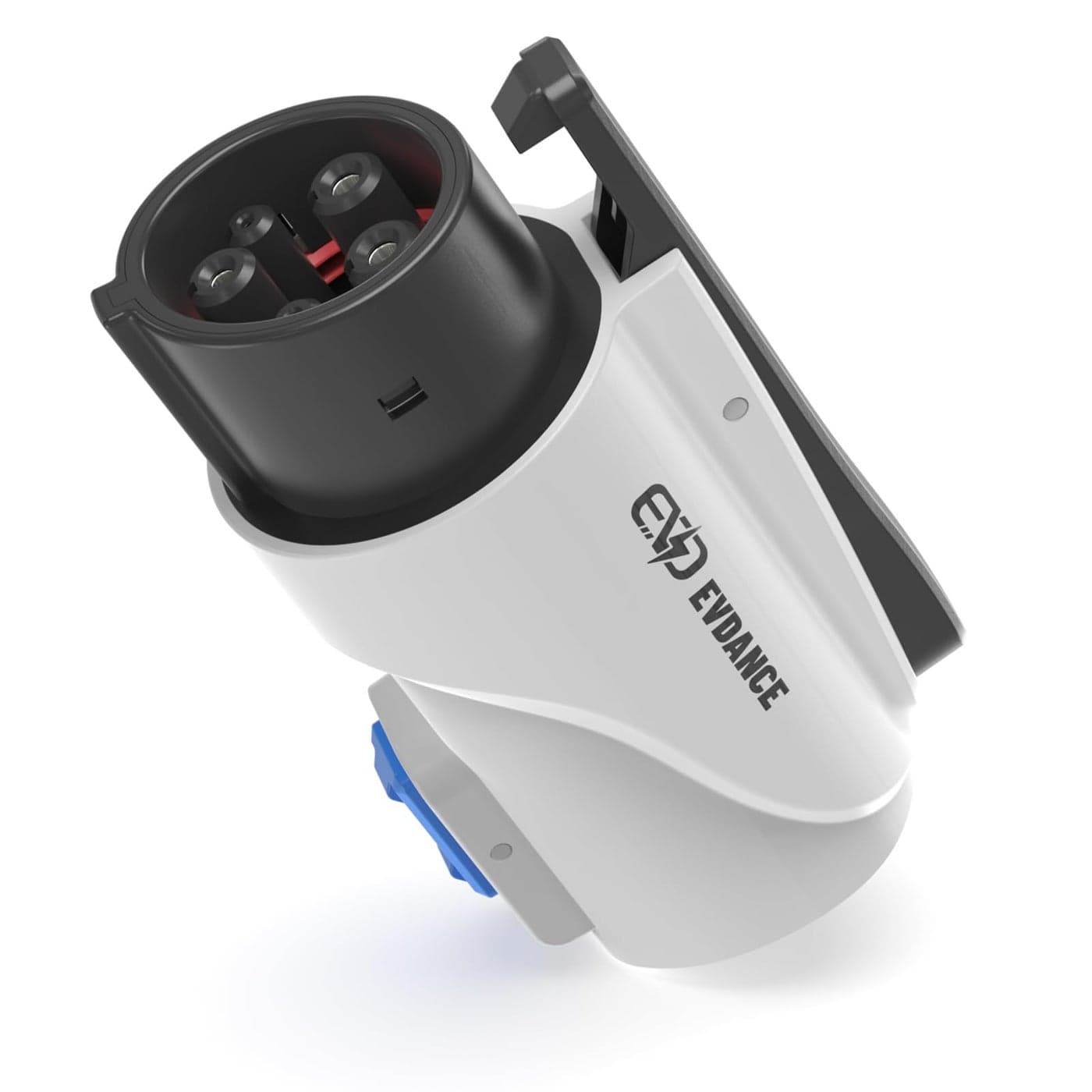 EVDANCE NACS to J1772 Charging Adapter Max 80 Amp 250V J1772 EV Adapter Compatible with Tesla High Powered Connectors Destination Chargers and Mobile Connectors White