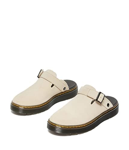 Dr. Martens Unisex Carlson Mule, Warm Sand Eh Suede Mb, 5 US Men