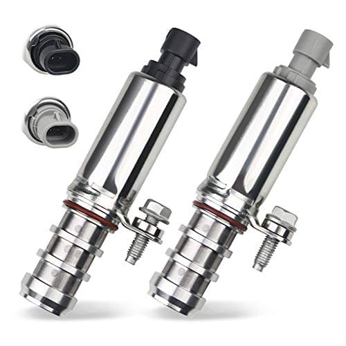 WMPHE VVT Solenoid Intake Exhaust Camshaft Position Actuator Valve Kit Compatible with Chevy HHR Malibu Cobalt GMC Buick Pontiac Saab Saturn 20L 22L 24L Replacement for 12655421 12655420
