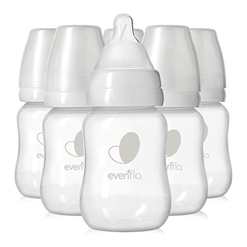 Evenflo Feeding Premium Proflo Venting Balance Plus Standard Neck Baby Newborn and Infant Bottles Developed by Pediatric Feeding Specialists 4 Ounce Pack of 6
