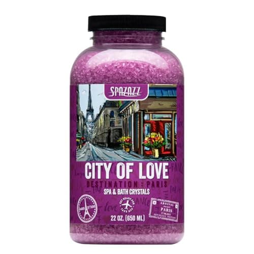 Spazazz SPZ-301 Paris City of Love Destination Crystals Container, 22 oz.