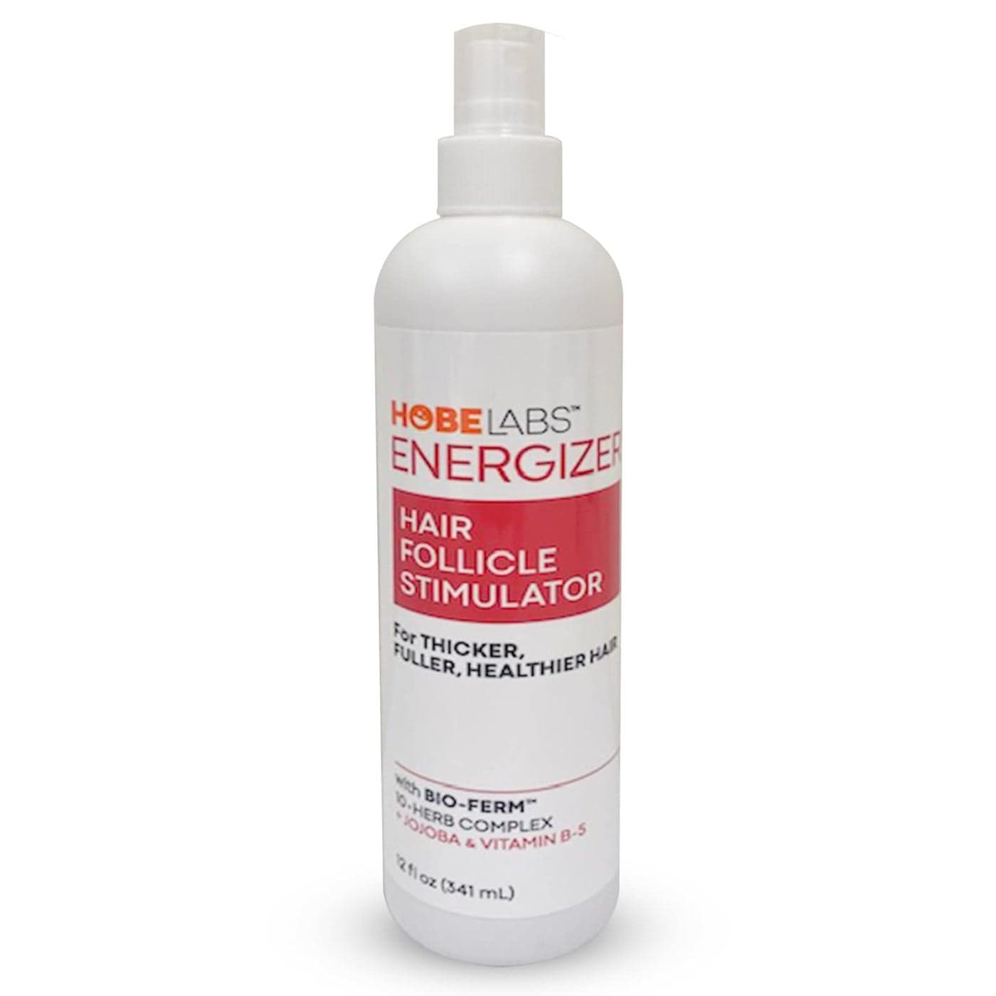 Hobe Labs Energizer Hair Follicle Stimulator with Jojoba and Vitamin B5 for Thicker Fuller Hair 12 oz