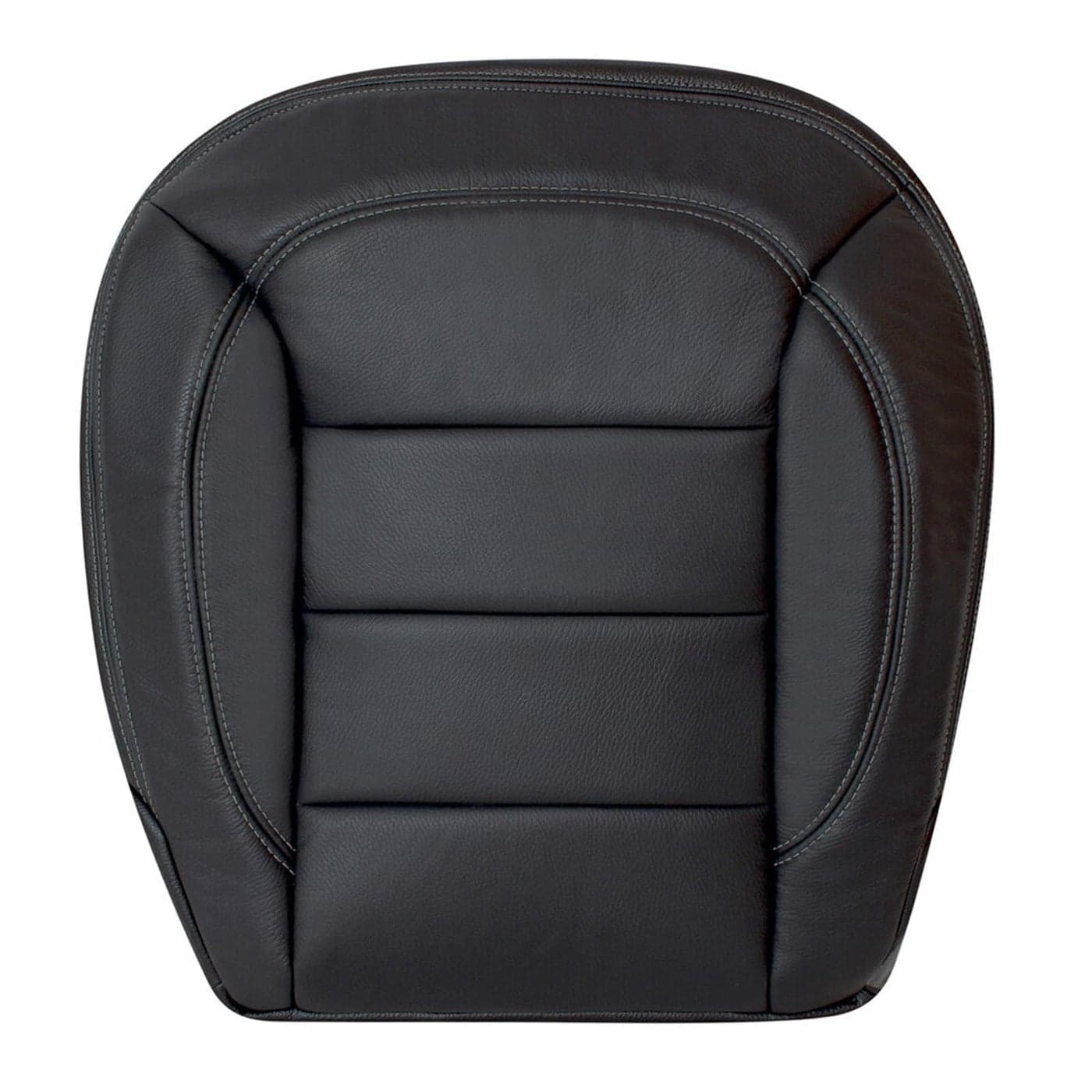 Priprilod Black Leather Driver Side Bottom Replacement Seat Cover Compatible with Mercedes Benz ML350 ML400 2012 2013 2014 2015