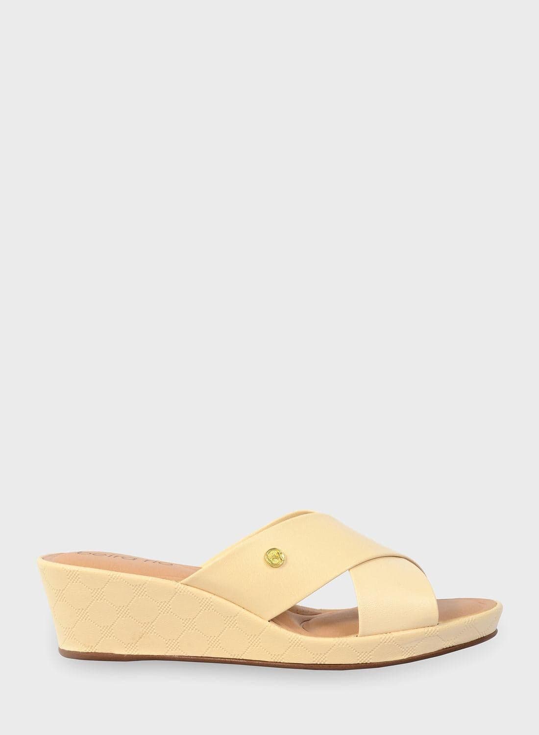 Auu Corss Strap Flat Sandal — 38 EU