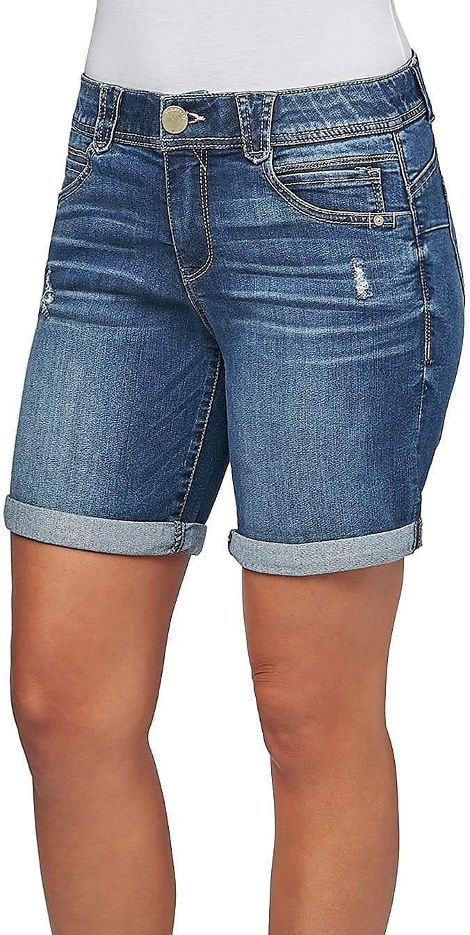 Democracy Womens Ab Solution 5 Short Indigo 6