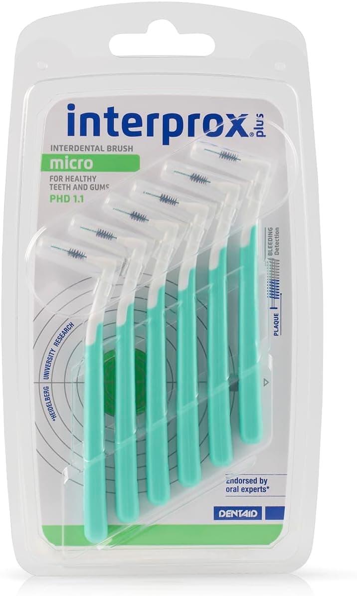 Interprox 056 mm Green Micro Plus Interproximal Brush Pack of 6