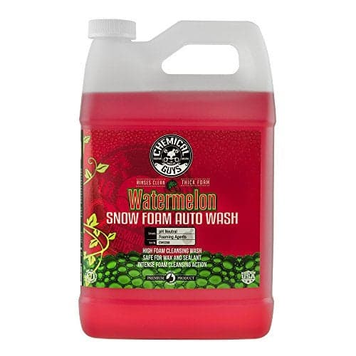 Chemical Guys CWS208 Watermelon Snow Foam Car Wash Soap Works with Foam Cannons Guns or Bucket Washes Safe for Trucks Motorcycles RVs More 128 fl oz 1 Gallon Watermelon Scent