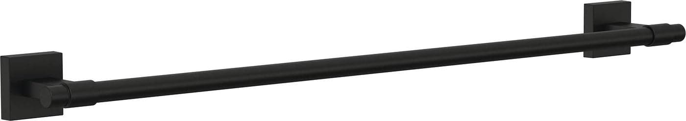 Franklin Brass Towel Rack | 24 Inch Matte Black Towel Bar for Bathroom, Kitchen | Maxted Accessories