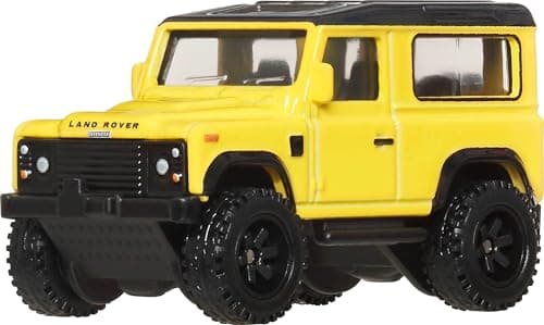 Hot Wheels Premium Car Culture Collectible Toy Car 164 Scale DieCast Land Rover Defender 90 Off Road Vehicle with Real Riders Tires