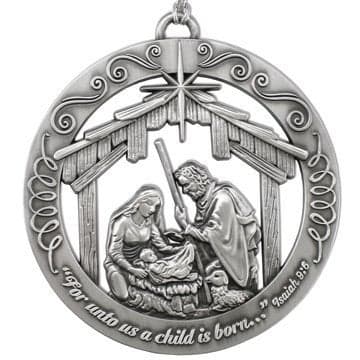 Nativity Christmas Ornament