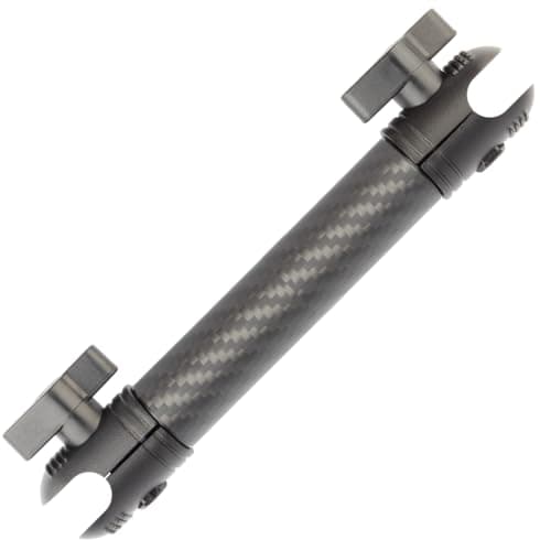 Bulletpoint Mounting Solutions Dash Mount 10cm Arm Compatible with iPhone and Android Smartphones - Fits 20mm Attachment Ball (Matte Black Carbon Fiber)