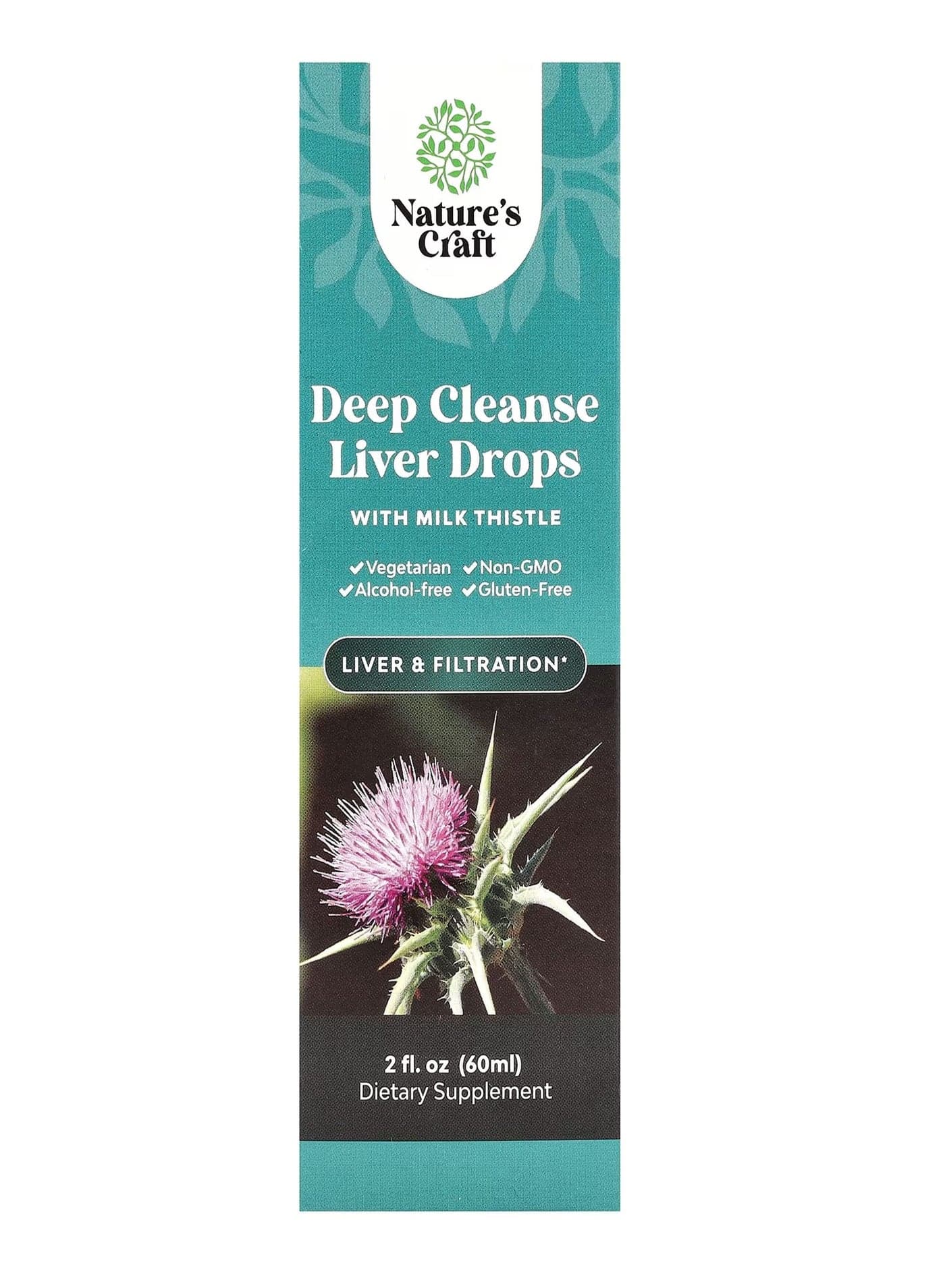 Deep Cleanse Liver Drops with Milk Thistle, 2 fl oz (60 ml)