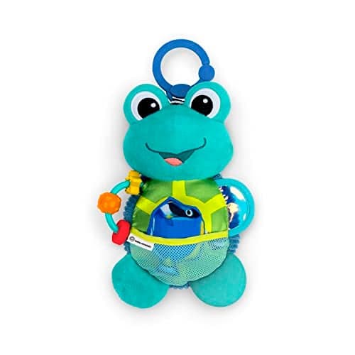 Baby Einstein Ocean Explorers Neptunes Sensory Sidekick Activity Plush Toy for Ages 0 Months and Up