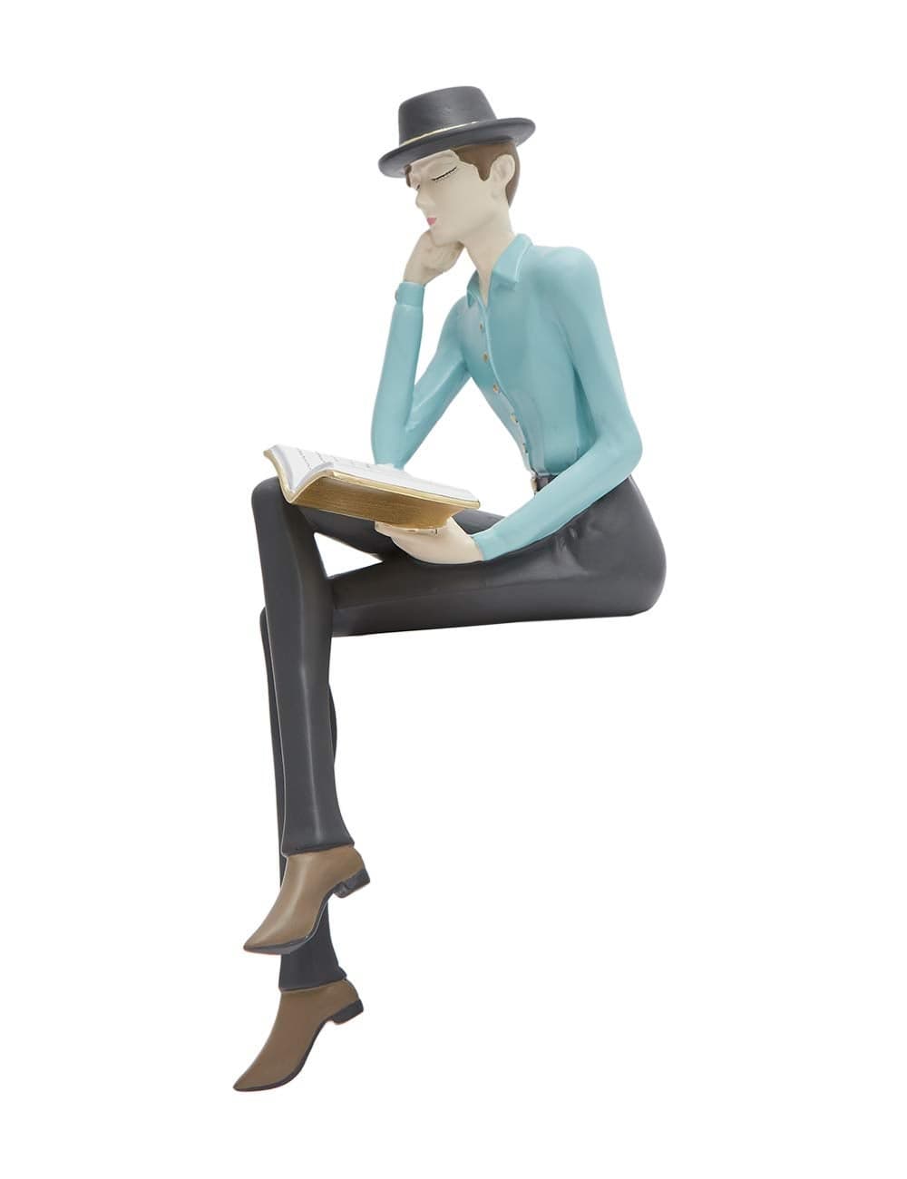 HAUCOZE Man Figurine Statue Home Decor Sculpture Modern Arts Polyresin 94inch