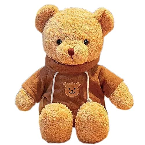 YUKOUQIAN Teddy Bear Stuffed Animal Cute Plush Doll SoftToy 118 Gift for Girls Boys Birthdays Christmas Childrens Day Halloween Thanksgiving Day Brown Bear