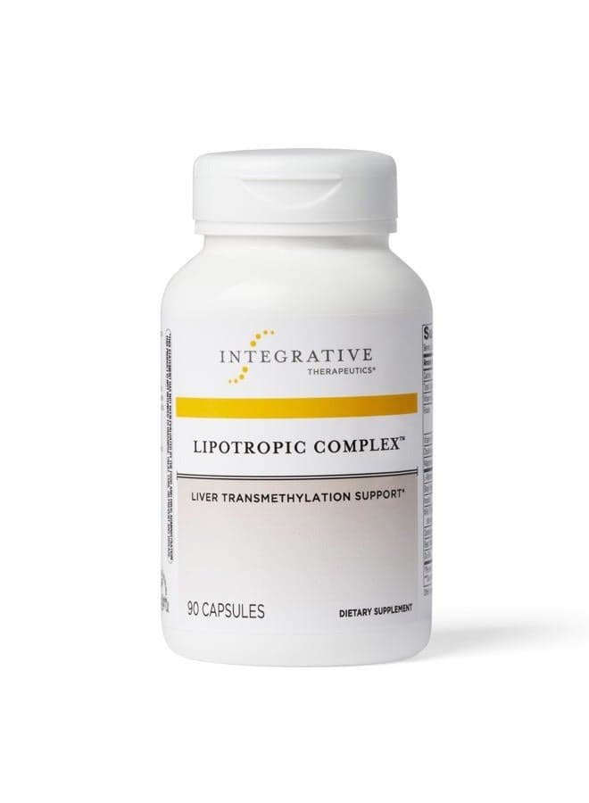 Lipotropic Complex - Liver Support with Milk Thistle, Vitamin B12, Bile Salts & Dandelion Root Extract* - Gluten-Free & Dairy-Free Liver Health Supplement* - 90 Capsules