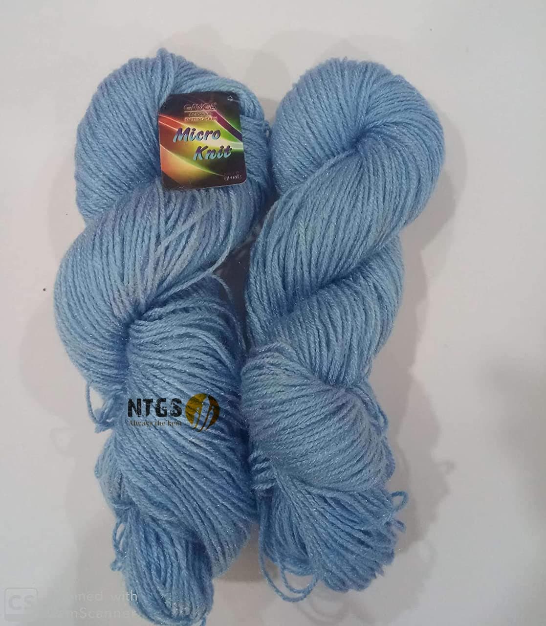 NTGS Ganga microknit 200gms Hank Hand Knitting Wool Art Craft Soft finguring Crochet Hook Yarn