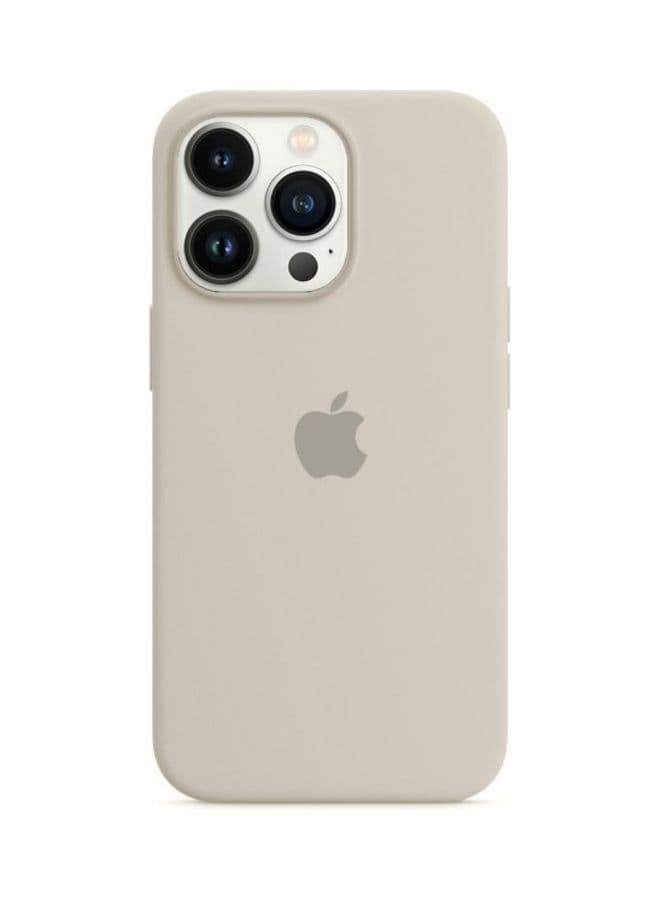 Protective Soft Silicone Case Cover for Apple iPhone 13 Pro Stone