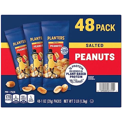 Planters Salted Peanuts (48 1-ounce packs)