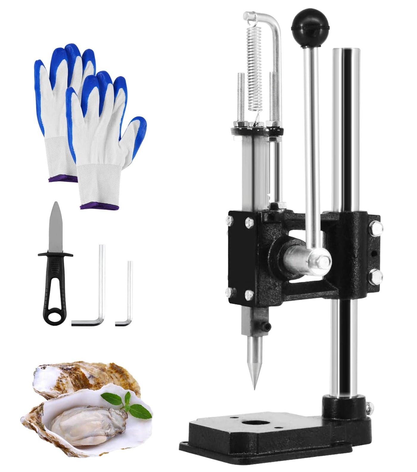 JIAWANSHUN Manual Oyster Shucker Machine Oyster Clam Opener Set Shucking Machine Seafood Tools
