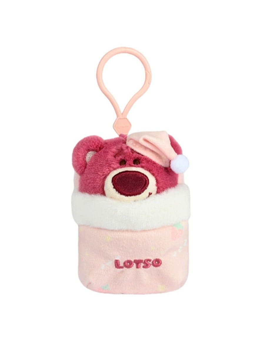 10 Cute Plush Key Pendants, Bag Pendants, Suitable For Children'S Toys And Gifts (Pink Bear)