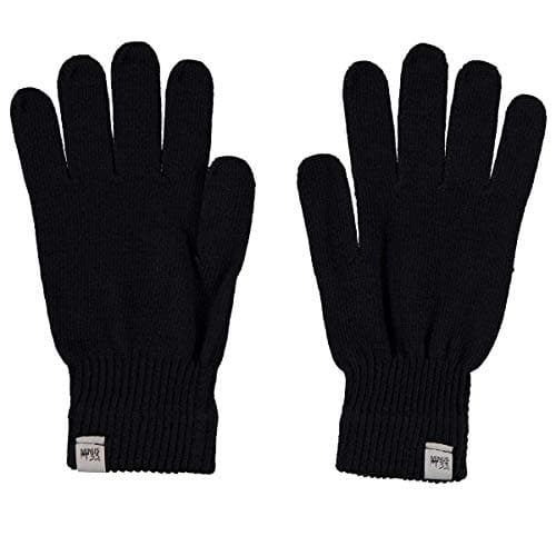 Minus33 Merino Wool Glove Liner Black, Black, Small