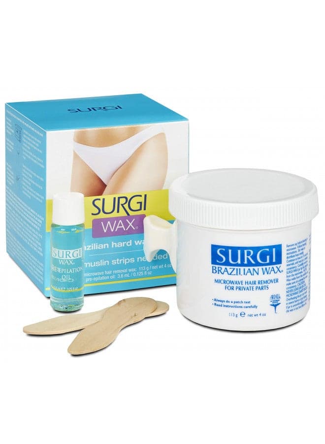 Surgi-Care Surgi-Wax Brazilian Wax Kit - 4.125 oz (Model: SU004)